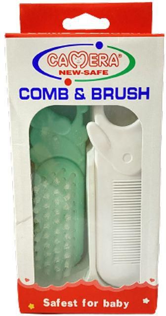 Camera Baby Camera Comb & Brush Baby Green (20177) 2Pcs