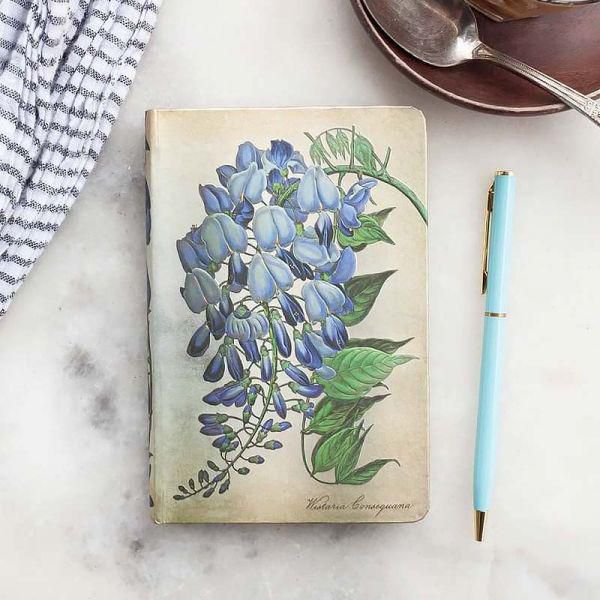 Blooming Wisteria Notebook Lined - Mini Size