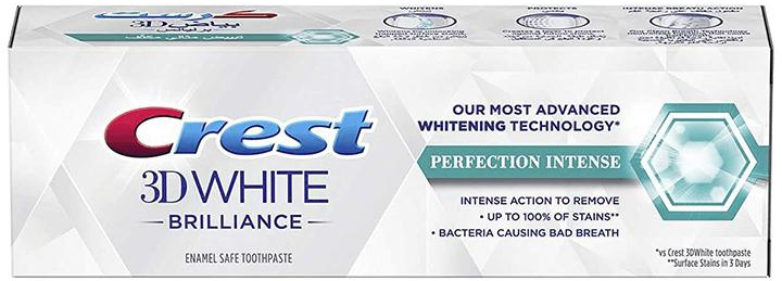 Crest 3D White Brilliance Toothpaste - 75ml