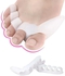 one piece new version protective toes separator bunion corrector soft silicone gel straightener spacer stretcher orthopedic foot care tool 873419
