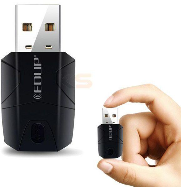 EDUP EP-N1571 300Mbps 802.11n/g/b WiFi N LAN USB Adapter Network Card for Desktop Laptop-Black