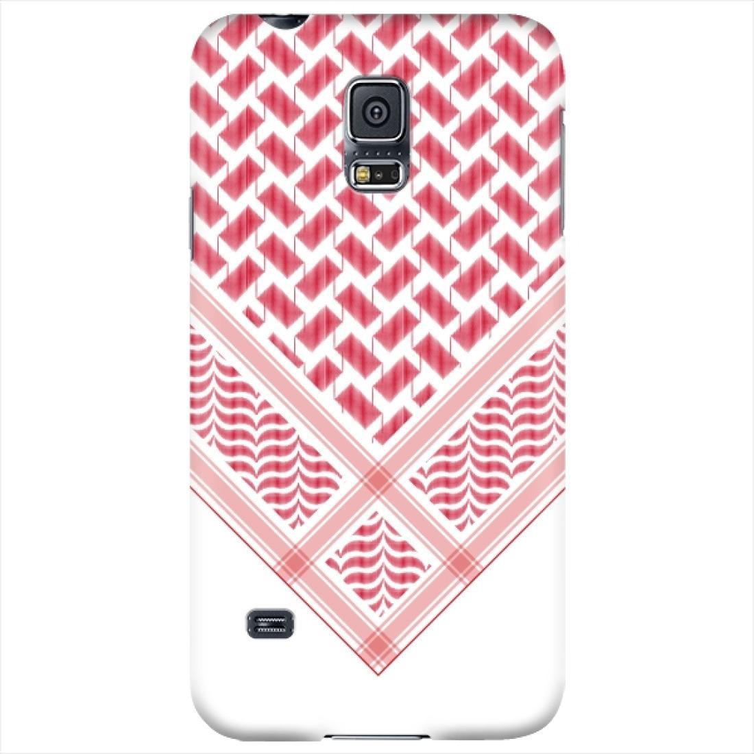 ستايليزد Stylizedd Samsung Galaxy S5 Premium Slim Snap case cover Gloss Finish - Victory Shemag - Red