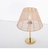 Modern Table Lamp, Gold Pipe