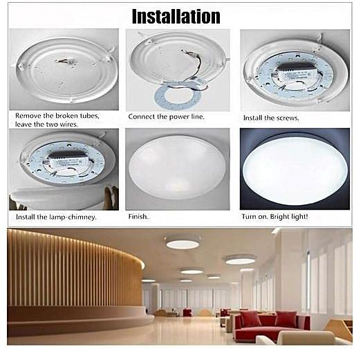 Generic 18w 5730 Led Panel Circle Annular Ceiling Light Fixture Board Lamp Replacement Cool White From Jumia In Nigeria Yaoota - Cost To Have Ceiling Light Fixture Replace Exterior