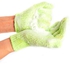 Fashion Bath Exfoliating Shower Scrub Gloves - 1 Pair - Green