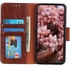 HuHa Case Cover Compatible For OnePlus Nord 2T 5G Nappa Texture Horizontal Flip Leather Phone Case Brown