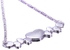 Funky Liliy 925 Silver Multi Heart Necklace-Silver