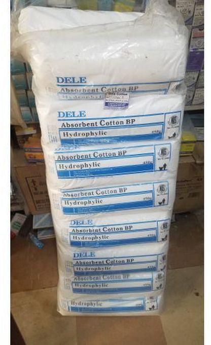 Dele Absorbent Thick Cotton BP Hydrophilic Wool 450g 25 Pcs
