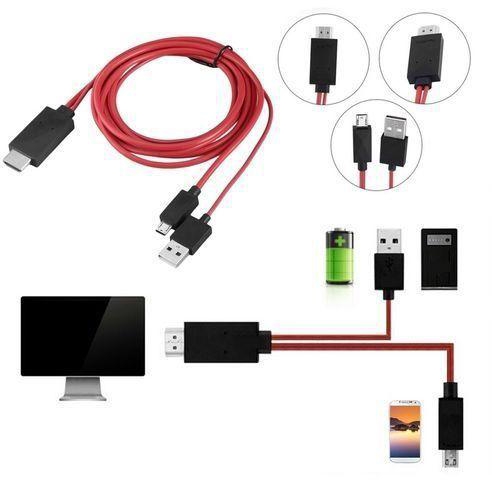 Generic MHL Micro USB To HDMI Cable With 11 Pin For Samsung Galaxy S1-4 Note1-4