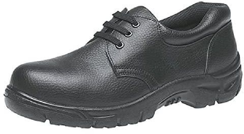 Mens Leather 3 Eye Comfort Safety Shoes