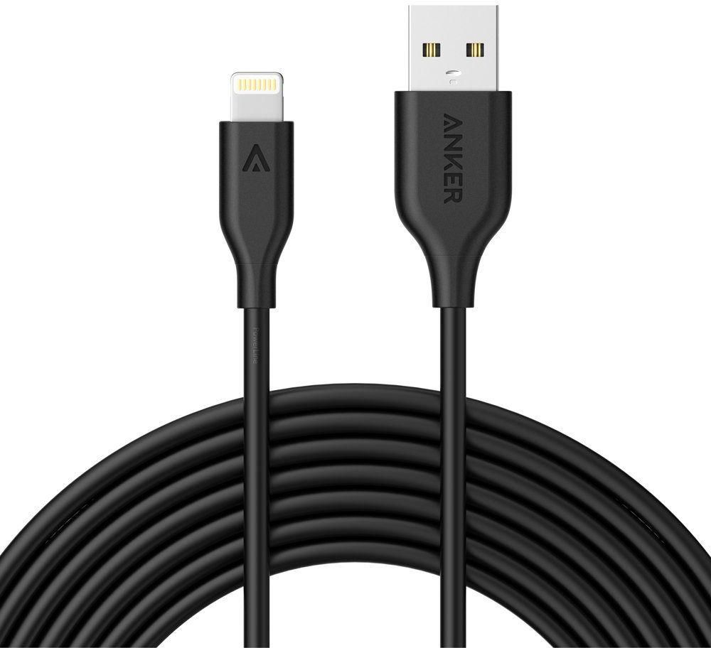Anker PowerLine Lightning (10ft) Apple MFi Certified - The Worlds Most Durable Lightning Cable