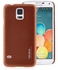 Solid Color Hard Case for Samsung S5 - Brown