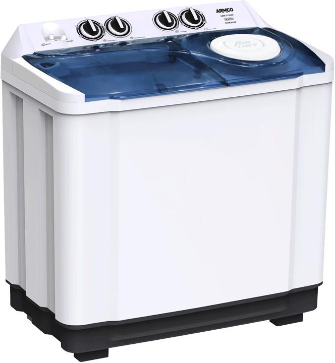 AWM-TT1600P - 16 Kg Twin Tub Washing Machine with Pump, Air Dry Function, External Scrub top, Anti Bacterial, 35 Min Soak Timer, Anti-Shock Plastic Body, Simultaneous Wash and Spin Function with Twin Motors, High Speed Spin 1350rpm.