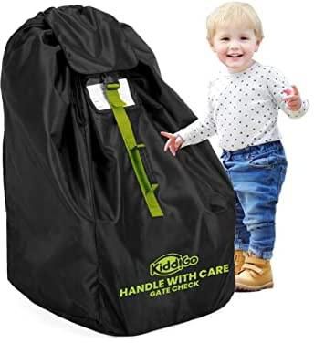 Kiddi Go Car Seat Travel Bag For Airplane | Airport Gate Check Bag Approved. Universal Size, Baby Infant Seat Travel Bag Cover With Padded Adjustable Straps