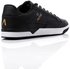 Activ Fashionable Black with Touch of Gold Sneakers