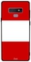 غطاء حماية واقٍ لهاتف سامسونج جالاكسي نوت 9 بلون علم بيرو