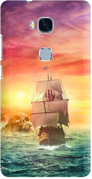 Stylizedd Huawei Honor 5X Slim Snap Case Cover Matte Finish - Skull Island