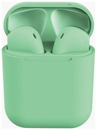 Bluetooth In-Ear Earphones With Charging Case Green