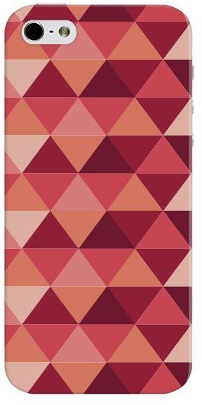Stylizedd Slim Snap Case Cover Matte Finish for Apple iPhone SE / 5 / 5S - Topsy Turvy Triangles