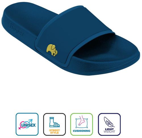 Fipper-slipper Fipper Slip On for Men - 7 Sizes (Midnight Blue/Gold)