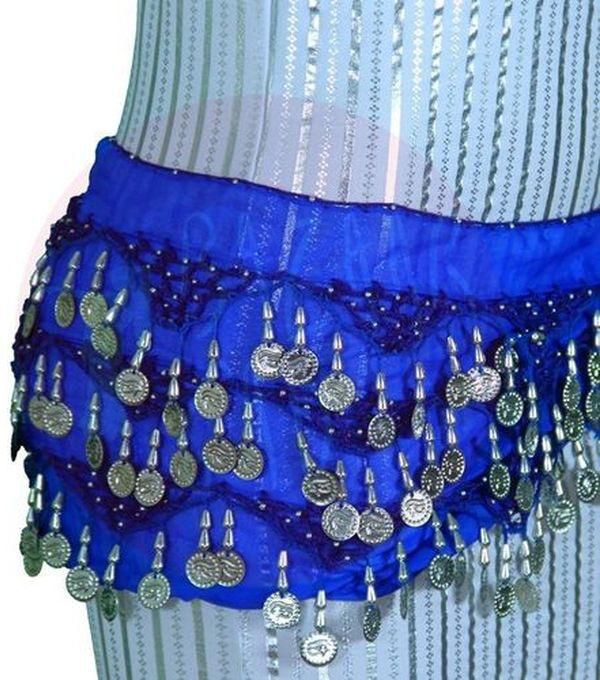 حزام رقص اهرامات ازرق
