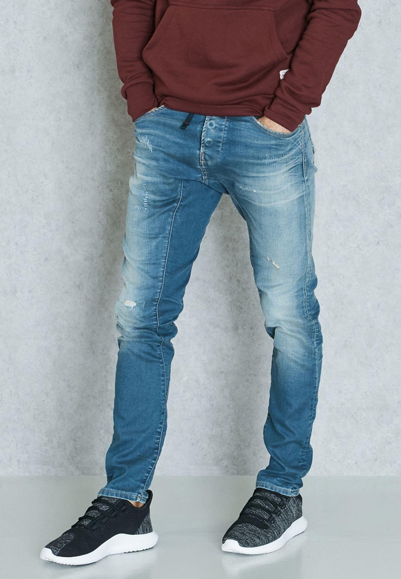 Simon Mid Wash Jog Jeans