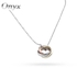A Simple Necklace With A Distinctive Round Shape For Women, Silver 925