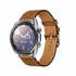 Genuine Leather Replacement Band For Samsung Galaxy Watch3 41mm Brown