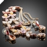 Multicolour Stellux Austrian Crystal Water Drop Necklace Earrings Set