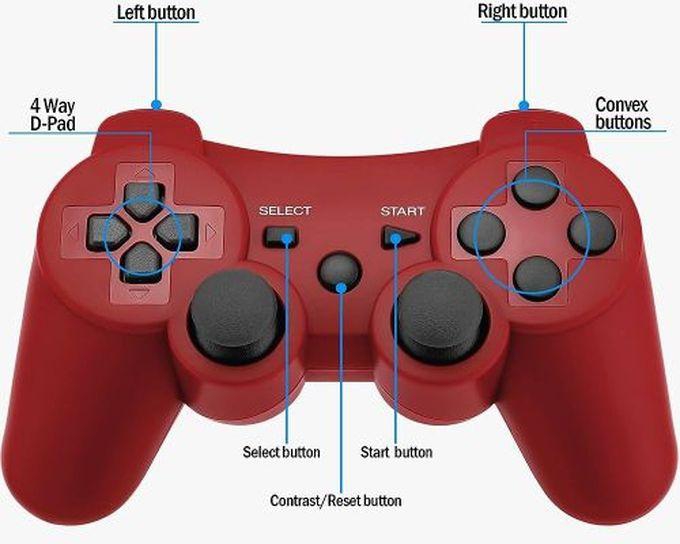 Wireless Controller For PlayStation 3, Red