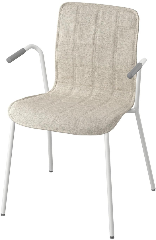 LÄKTARE Conference chair - light beige/white