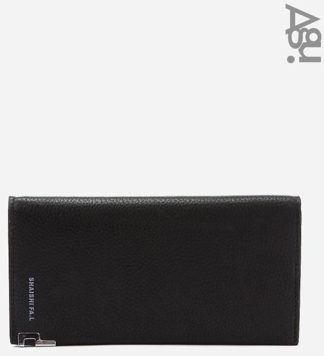 Agu Leather Wallet - Black