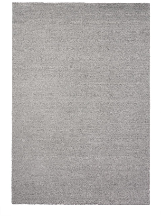 KNARDRUP Rug, low pile - light grey 200x300 cm