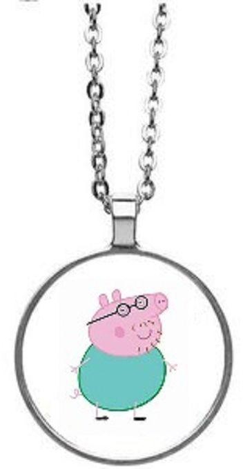 Fashion Gift Neck Chain With Peppa Pig Cartoon Character