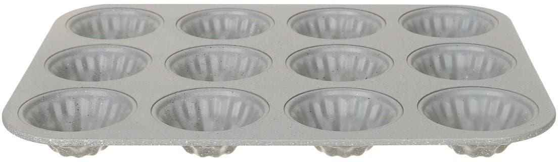Get Neoflam Granite Cup Cake Pan, 12 Eye - Grey with best offers | Raneen.com
