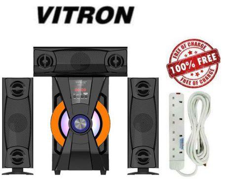 Vitron 3.1 Subwoofer Speaker USB/BT/FM+FREE Extension