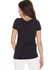Only Jewel Short Sleeve Blouse for Women - M, Night Sky