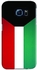 غطاء رفيع وانيق لهاتف سامسونج جالاكسي S6 بلون مطفي - بطبعة علم الكويت