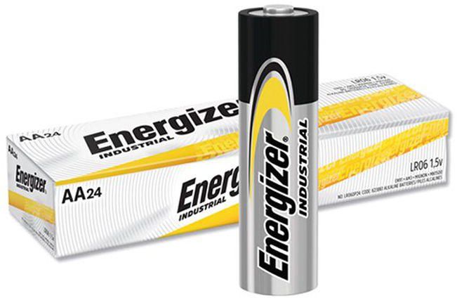 Energizer AA Industrial Alkaline Batteries (Pack Of 24)