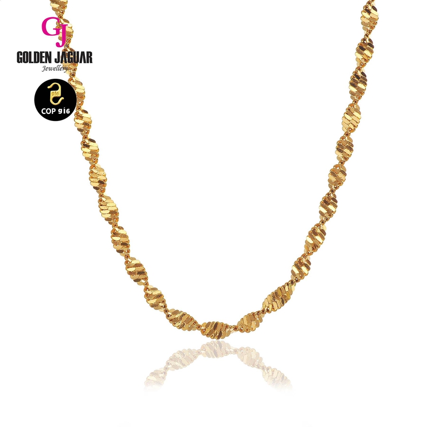 GJ Jewellery Emas Korea Necklace - Gila-Gila 4.0 436500404