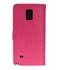 Elite PU Leather Flip Wallet Cover with Magnetic Closure for Samsung Galaxy Note 3 – Pink
