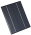 لوح خلية شمسية لشحن البطارية أسود