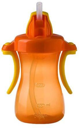Petite Straw Sippy Cup, 150ml - Orange/Yellow