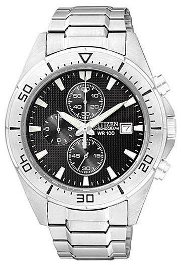 Citizen AN3460-56E Stainless Steel Watch- Silver