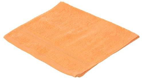 فوطة حمام من قطعة واحدة من القطن، مقاس 60×40 سم، لون برتقالي، مع ضمان الرضا والجودة لمدة عام