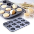 Non-Stick Muffin/ 12 Cupcake Baking Tray /Oven Tray Pan