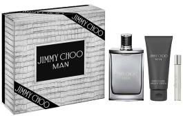 Jimmy Choo Man For Men Set Edt 100ml + Edt 7.5ml + Sg 100ml (New Pack)