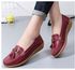 Quality Women Flat Shoes Leather Loafers