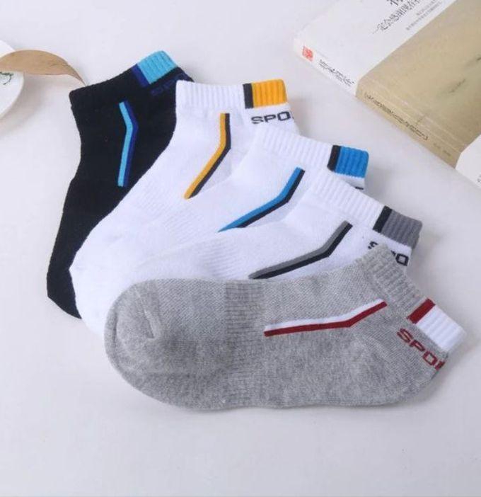 Set Of 4 Pairs Short Socks Sport- High Quality