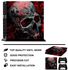 Edencomer Gam3Gear الفينيل صائق واقية تغطي الجلد ملصقا ل PS4 سليم وحدة التحكم - الأحمر الجمجمة